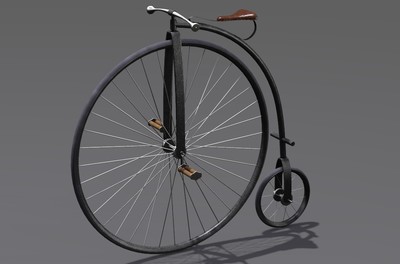 便士自行车 penny falter bicycle 独轮自行车 高轮自行车 高轮踏板