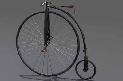 便士自行车 penny falter bicycle 独轮自行车 高轮自行车 高轮踏板
