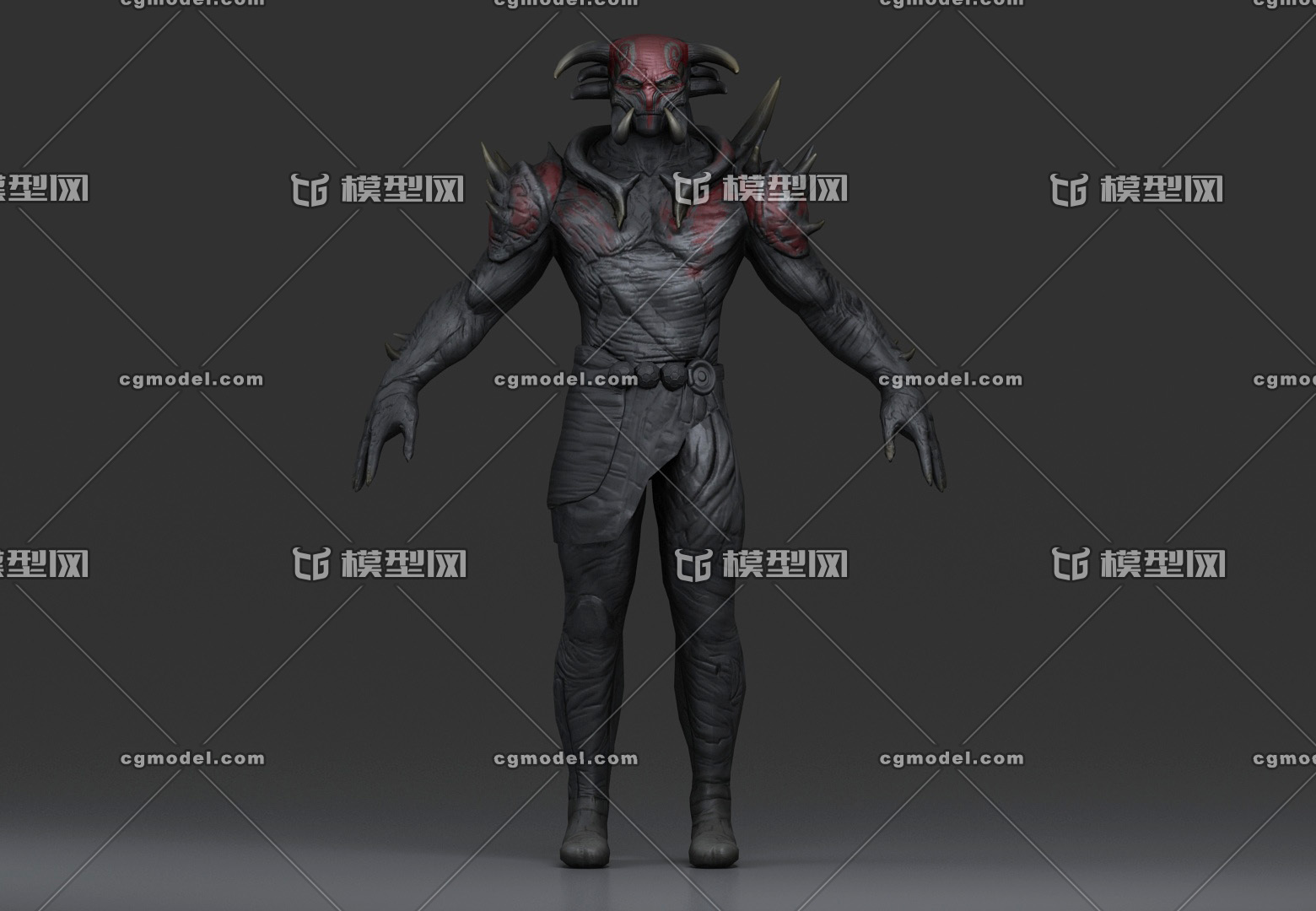 雷神ii 黑暗精灵 阿尔戈里姆  漫威反派  诅咒战士   带法线贴图