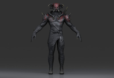 雷神ii 黑暗精灵 阿尔戈里姆  漫威反派  诅咒战士   带法线贴图