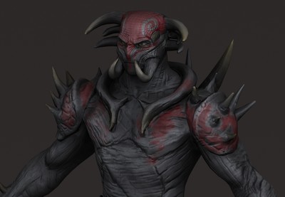 雷神ii 黑暗精灵 阿尔戈里姆  漫威反派  诅咒战士   带法线贴图