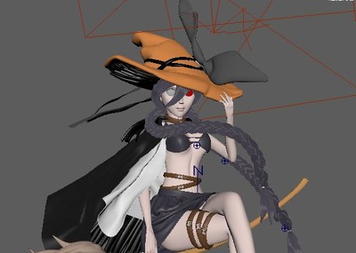 魔物娘-帅气的乌鸦姐姐