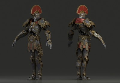 罗马双面战神   写实古罗马机械士兵   【有绑定】次世代 罗马将军