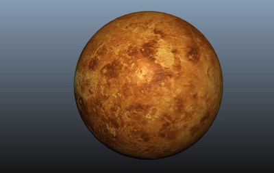 超精细的金星maya模型 九大行星 带8k贴图