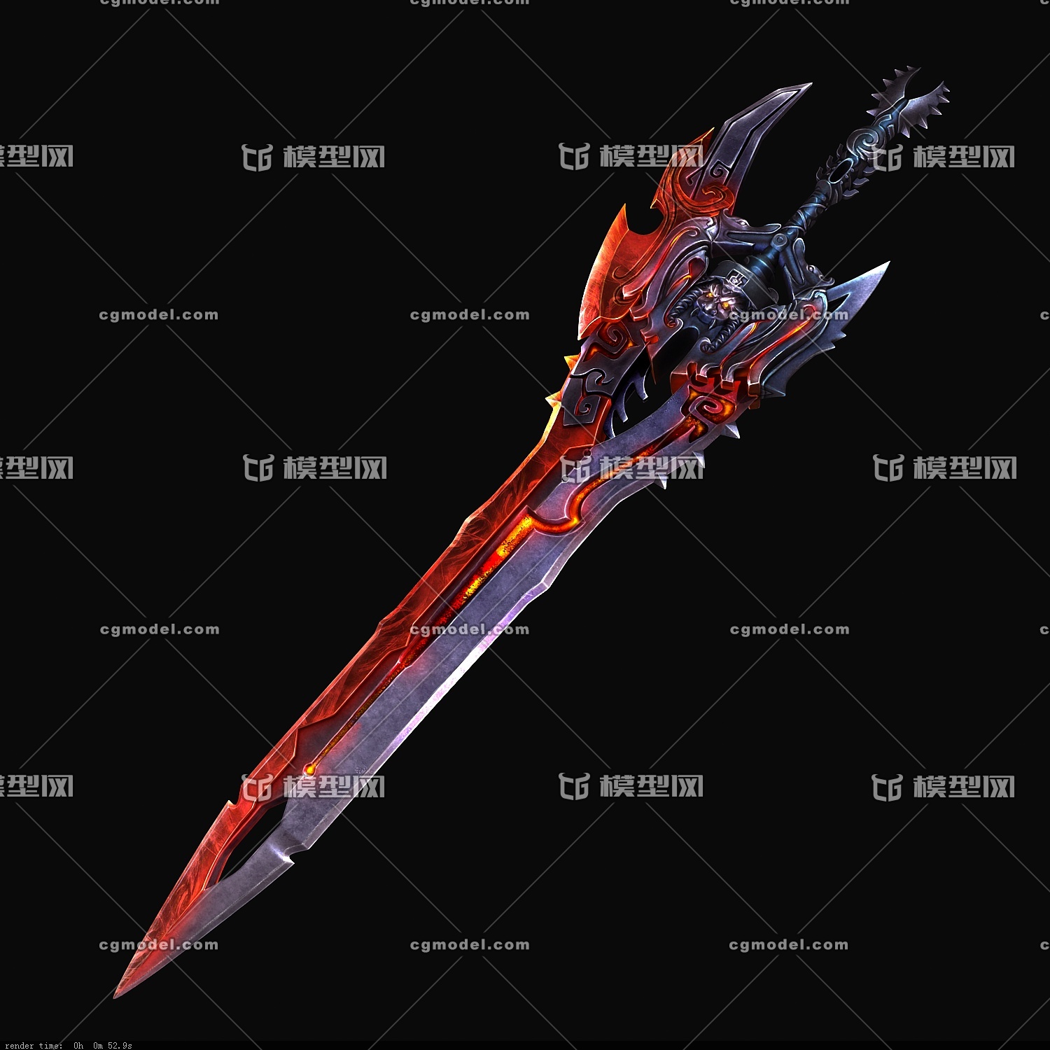 次世代绝世好剑 剑魂-冷兵器-武器-3356656377-cg模型网