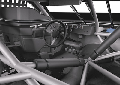 高质量精细工业级雪佛兰camaro纳斯卡赛车汽车带发动机内部内饰结构