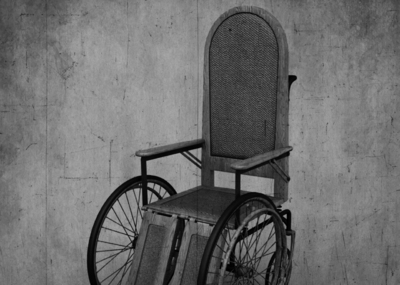 老式轮椅做旧 2k贴图