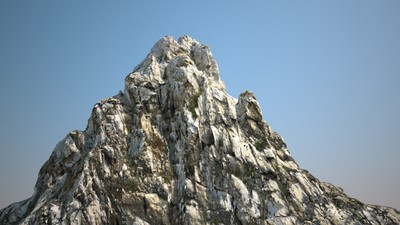 山石 黄山 华山 武夷山 峨眉山 武_cqiseywy作品_场景自然场景_cg模型