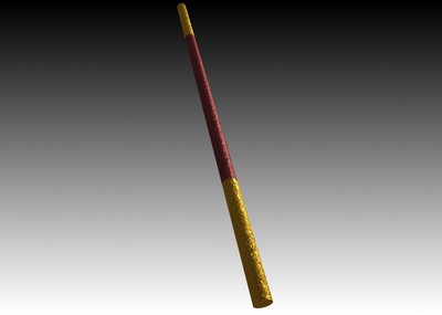 金箍棒-定海神针-西游记-美猴王-云纹-祥云-法线贴图-金光-简模法线