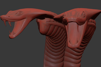 高精度—蛇雕像—毒蛇—蛇姿势—多方位 —多poss