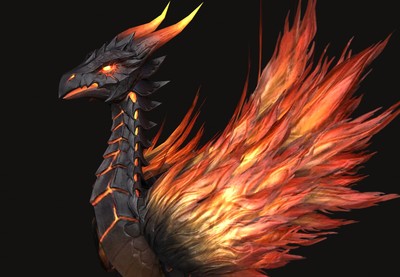 烈焰鸵鸟    神话不死鸟    火鸟【有绑定】 火焰鸟