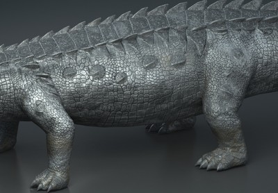 远古帝王鳄   史前巨鳄    博物馆实体标本  【有绑定】写实肌鳄