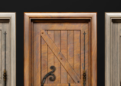 复古田园木门,单开门,平开门