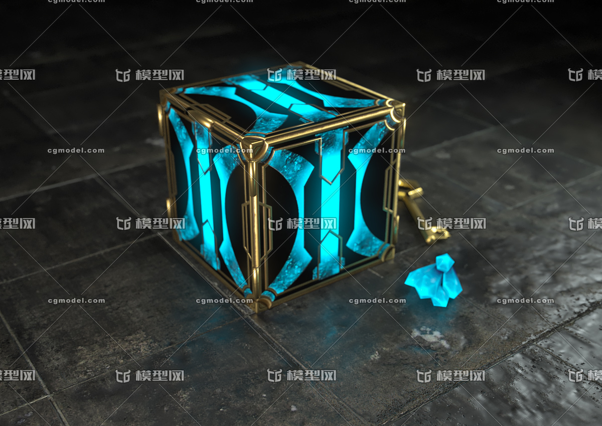 科幻能量块 【次世代】能量盒  火种源 水晶 方块 电源 神秘箱子