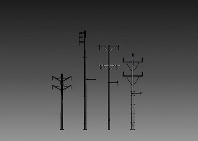 电线杆模型