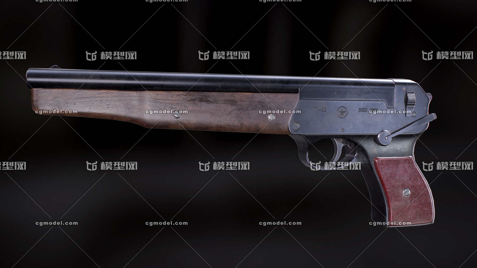 苏联tp82宇航员生存手枪