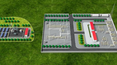 带光伏设备的变电站_ljz1210作品_场景自然场景_cg模型网