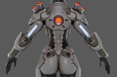 高质量科幻女战士 【次世代】装甲战士 scifi重装战士 科幻战甲 铠甲