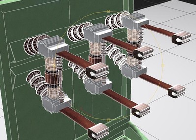 國家電網變電站一次運行設備35kv真空斷路器開關小車