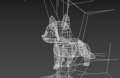 卡通狐狸模型 骨骼绑定动画 max fbx
