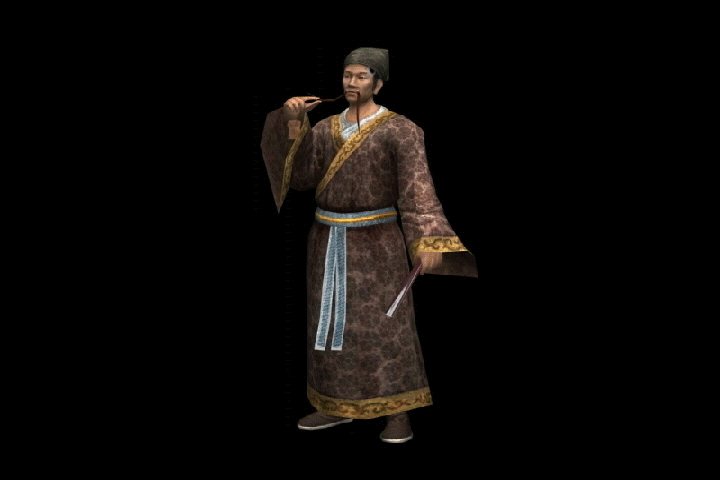 古代人物 拿扇子的老爷 路人