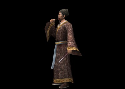 古代人物 拿扇子的老爷 路人