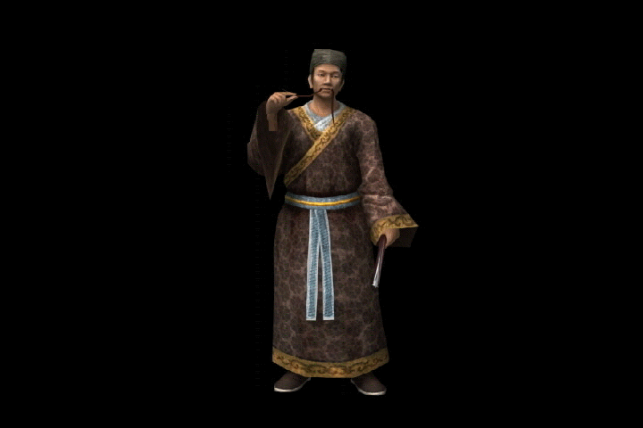 古代人物 拿扇子的老爷 路人