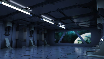 空间站通道 科幻场景模型-科幻场景模型库-3ds Max(.max)模型下载-cg模型网