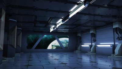 空间站通道 科幻场景模型-科幻场景模型库-3ds Max(.max)模型下载-cg模型网