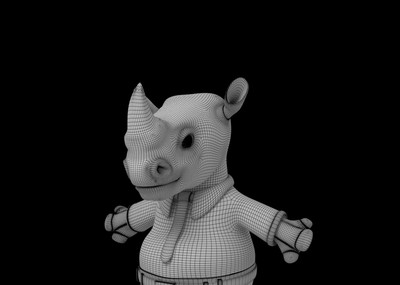 卡通角色 犀牛_wyb9327作品_人物其他人物其他_cg模型网