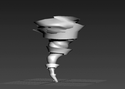 3dmax龙卷风模型动画