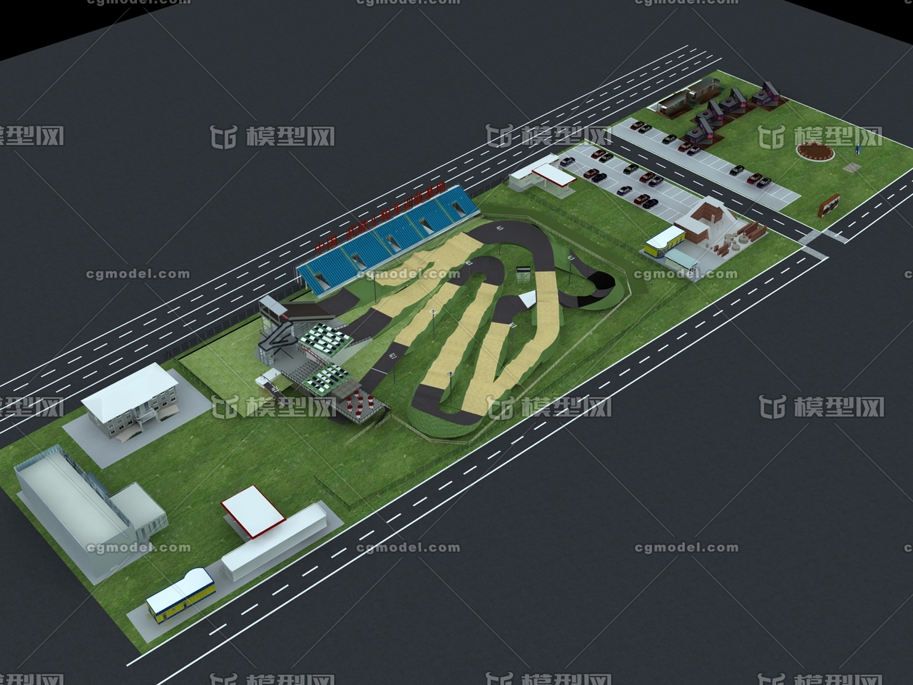 赛道 自行车 训练基地 场地 地形