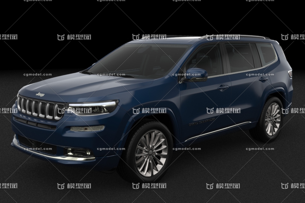 吉普-JEEP大指挥官Great Commander模型-越野车模型库-OBJ(.obj/.mtl)模型下载-cg模型网