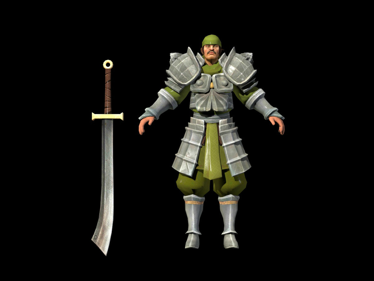 古代士兵大刀兵