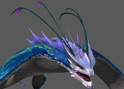 次世代海怪可飞行海妖瀚海蓝兽海兽