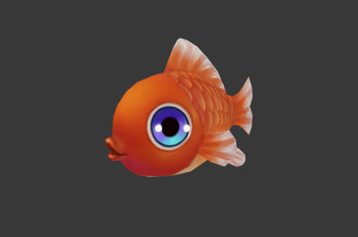 卡通q版红色小鲤鱼锦鲤小鱼