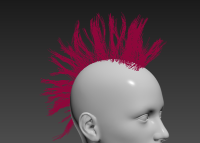 金属朋克发型叛逆极端的发型