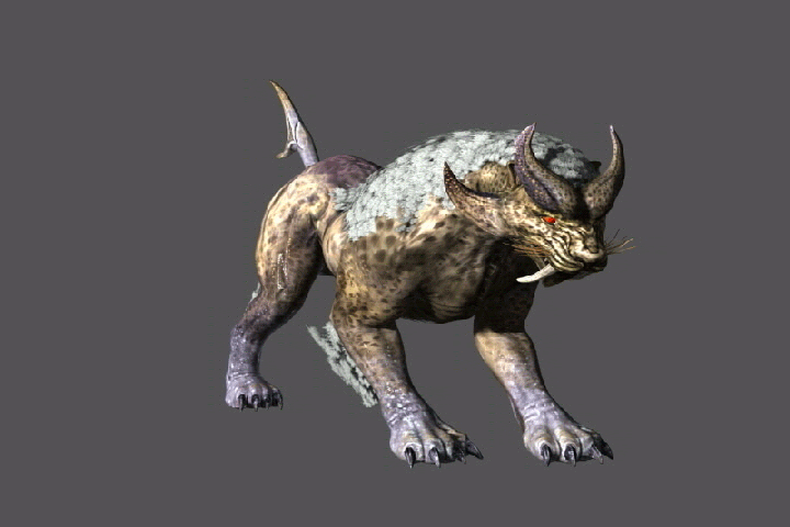 次世代豹子远古生物长牙豹子花豹