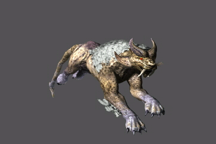 次世代豹子远古生物长牙豹子花豹