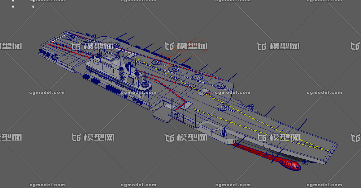 辽宁号航空母舰_爱国者捣蛋作品_船艇军舰_cg模型网