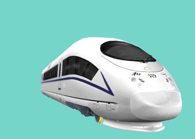crh380b型动车高铁模型