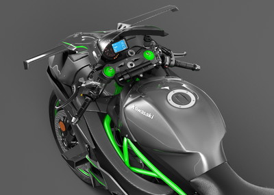 高精度川崎ninja h2r_apple貓作品_車輛摩托車_cg模型網