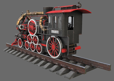 老式火车 铁轨车 轨道车 复古火车 列车 火车头 蒸汽朋克 影视 车站