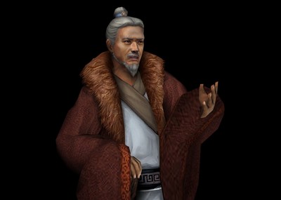 古代老头 古代人物 _雪域山峰作品_人物老人-男_cg模型网