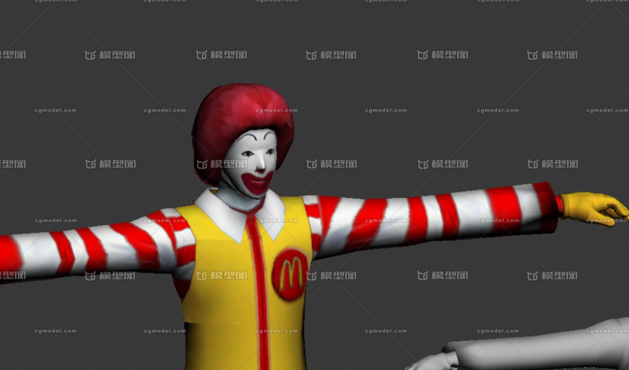 麦当劳 麦当劳叔叔 麦当劳形象 小丑 m记 m记形象 卡通