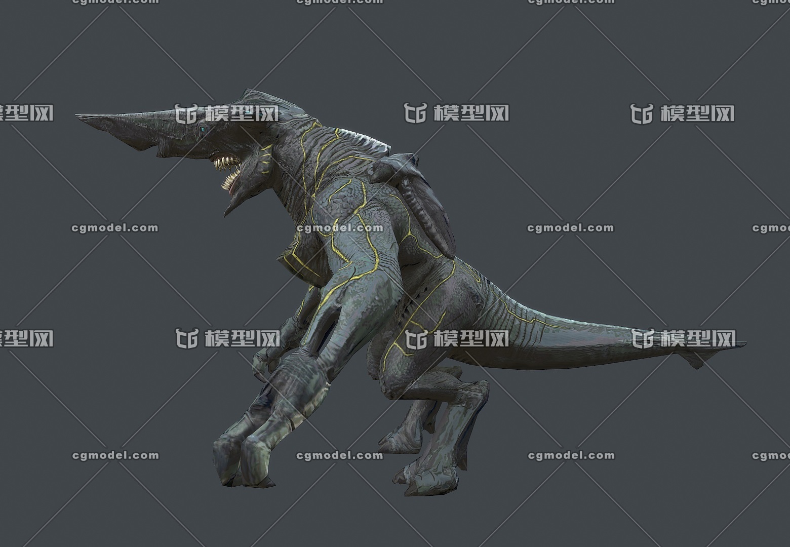 环太平洋——镰刀头  怪兽  手绘  怪物