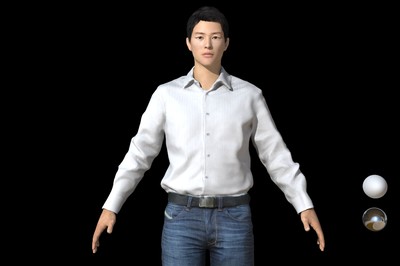 帅哥 商务男 服务员_309830784作品_人物男人_cg模型网