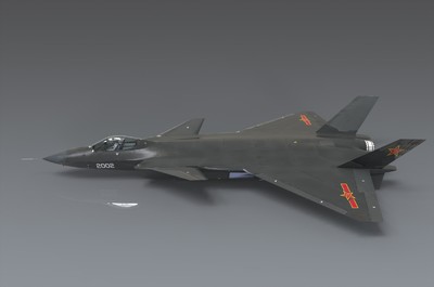 殲20 j20 中國戰機模型-軍用飛機模型庫-3ds max(.max)模型下載-cg模