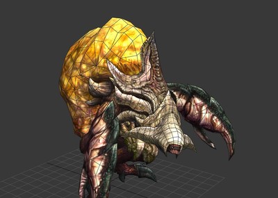 一个自爆怪物,怪物,动画,绑定,动作,僵尸虫,怪兽,简模,****