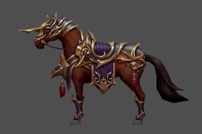 马 战马 铠甲马 坐骑 骑宠